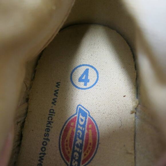 DICKIES High Top Canvas Print Tennis Shoes Sneaker Size 4 Girls Lace Up Pink Y2K - Picture 9 of 13